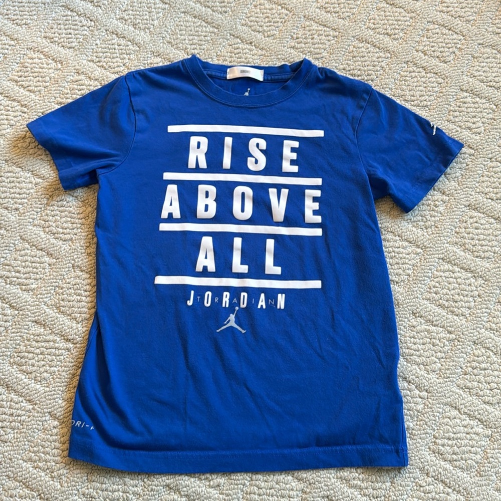 RISE ABOVE ALL Nike Jordan dri-fit tee shirt